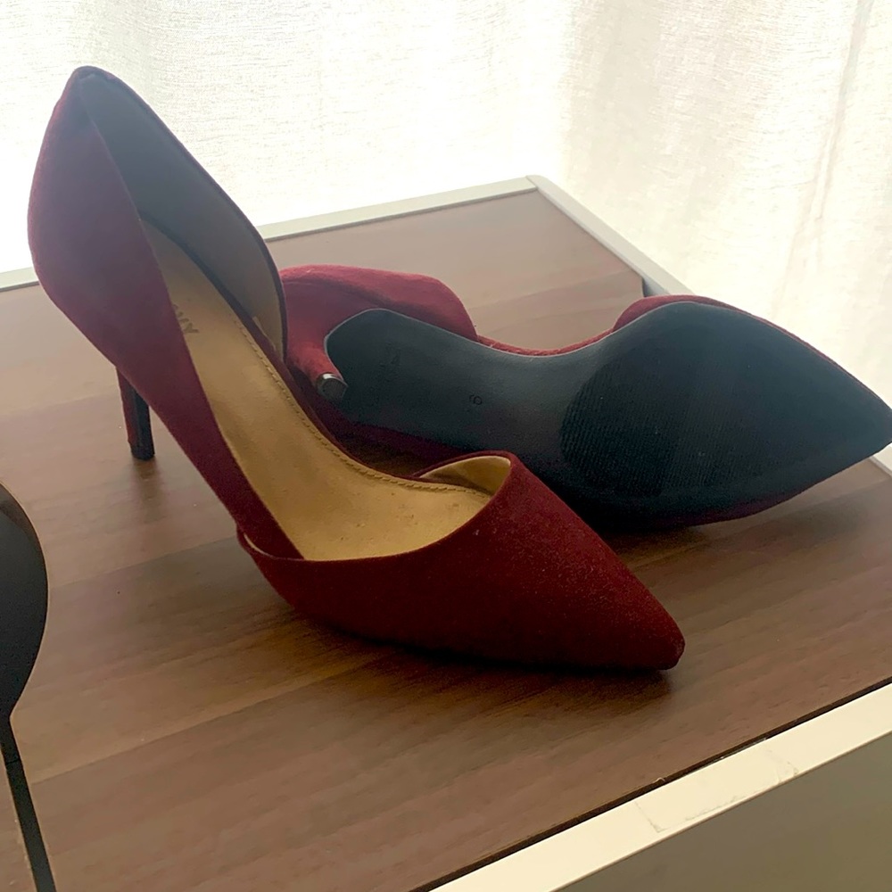 Maroon heels